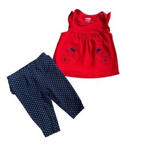 Carter's Red and Navy Kids Matching Set